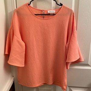 Calvin Klein Bell Sleeve Blouse